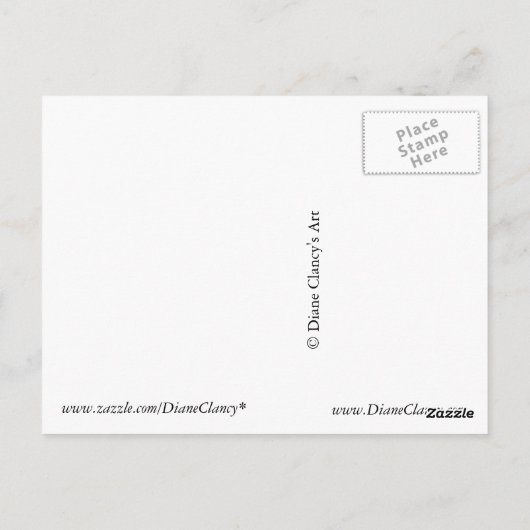 Hart van licht - Aqua Flames Indigo Abstract Briefkaart (Achterkant)