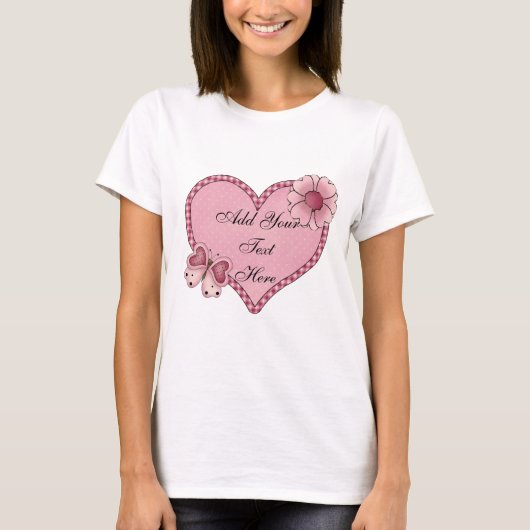 hart van liefde Baby Doll T T-shirt (Voorkant)