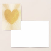 Hart van liefde folie kaarten (Display)