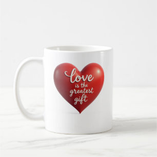 hart van liefde mok