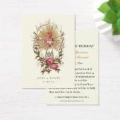 Hart van Maria Katholieke Bruiloft Gebed Kaart (Bureau)