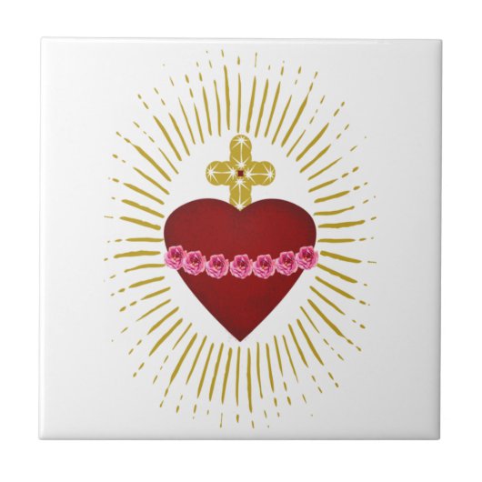 Hart van Maria Tegeltje (Voorkant)