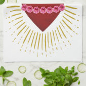 Hart van Maria Theedoek (Gevouwen)