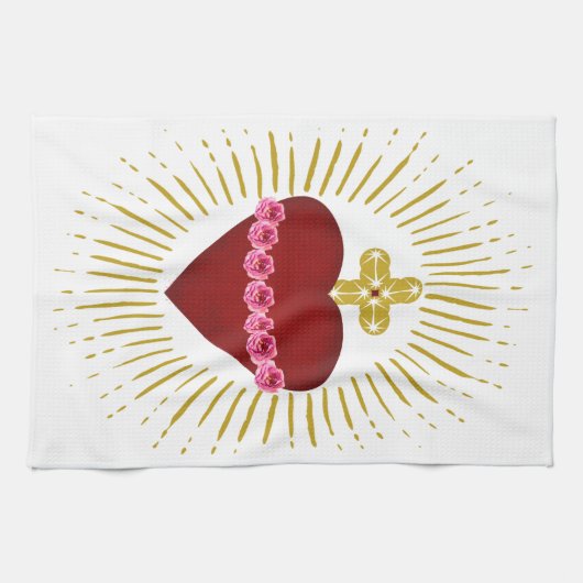 Hart van Maria Theedoek (Horizontaal)