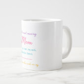 Hart van mijn thuis – Moeder Cadeaubeker Grote Koffiekop (Voorkant rechts)