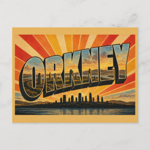 Hart van Neolithisch Orkney Schotland Reis Briefkaart