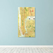 Hart van New York Canvas Afdruk (Insitu (Houten vloer))