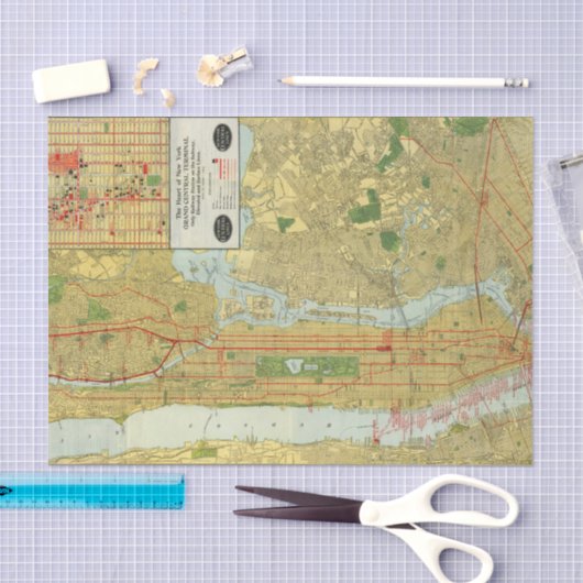 Hart van New York Tissuepapier (Craft)