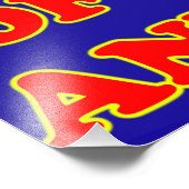 Hart van ons geloof en hoop: De naam Jezus! Foto Afdruk (Hoek)