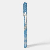 Hart van Parels en Blauwe Rozen iPhone Case – Fant (Achterkant / Links)