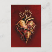 Hart van passie, romance en liefde. informatiekaartje (Achterkant)