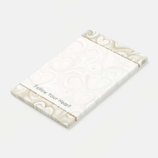 Hart van room post-it® notes (Schuin)