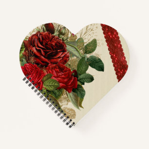 hart van rozen notebook notitieboek