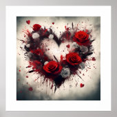 Hart van Rozen Poster (Voorkant)