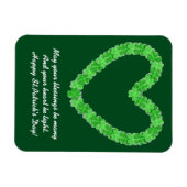 Hart van Shamrocks Magneet (Horizontaal)