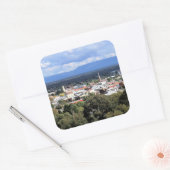 Hart van Stawell en de Grampians Vierkante Sticker (Envelop)