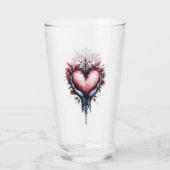 Hart van Stille Magie Glas (Achterkant)