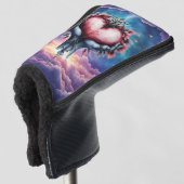 Hart van Stille Magie Golfheadcover (3/4 voorkant)