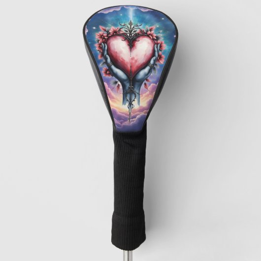 Hart van Stille Magie Golfheadcover (Voorkant)