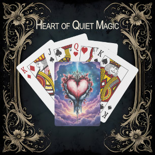 Hart van Stille Magie Pokerkaarten