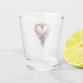 Hart van Stille Magie Shot Glas (Achterkant)