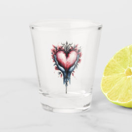 Hart van Stille Magie Shot Glas