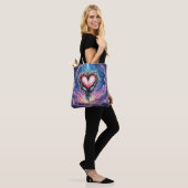 Hart van Stille Magie Tote Bag (Op model)