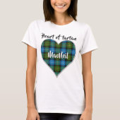 Hart van Tartan Clan MacNeil Pset T-shirt (Voorkant)