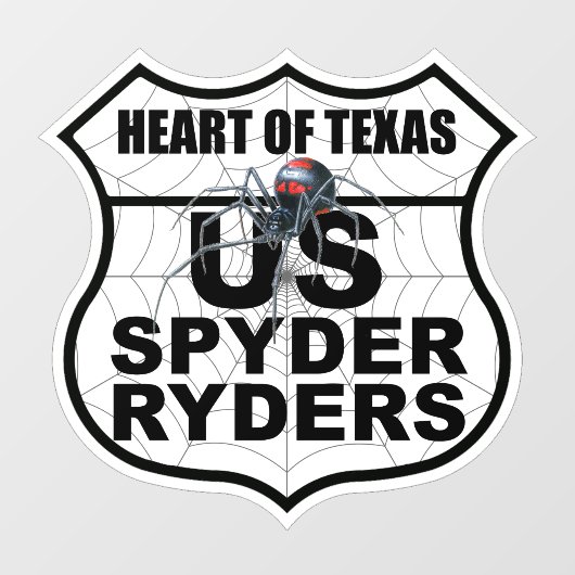 Hart van Texas-hoofdstuk - Decal hoofdstuklogo (Vel)