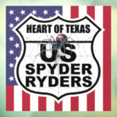 Hart van Texas-hoofdstuk - Decal vlag & Logo (Vel 3)