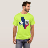 Hart van Texas-hoofdstuk - RWB-staat T-shirt (Voorkant volledig)