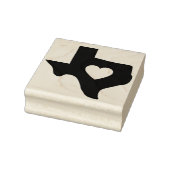 Hart van Texas Rubber Art Stamp Rubberstempel (Stempel)