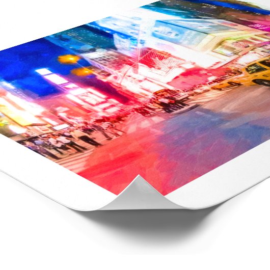 Hart van Times Square - NYC - Mini Poster (Hoek)