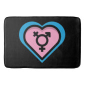 Hart van Trans Pride Badmat (Voorkant)