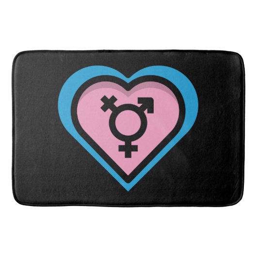 Hart van Trans Pride Badmat (Voorkant)