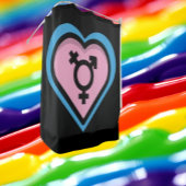 Hart van Trans Pride douchegordijn