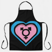 Hart van Trans Pride Schort (Voorkant)