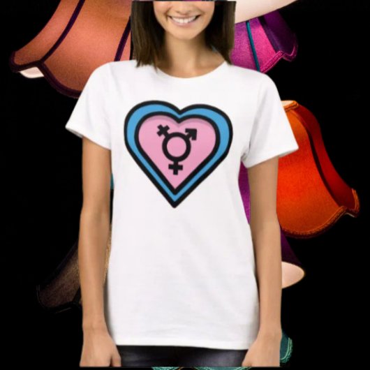 Hart van Trans Trots T-shirt