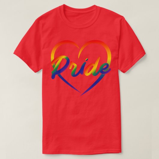 hart van trots t-shirt (Design voorkant)