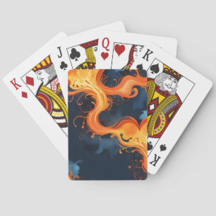 Hart van Vlammen Vuur & Hemel  Pokerkaarten