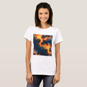 Hart van Vlammen Vuur & Hemel  T-shirt (Voorkant volledig)