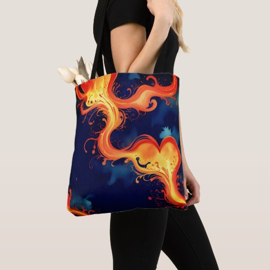 Hart van Vlammen Vuur & Hemel Tote Bag (Dichtbij)