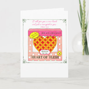 Hart van Vlees Bakkerij Valentijnsdag Kaart