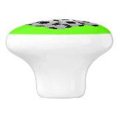 Hart van Voetbal Voetbal Football Keramische Knop (Zijkant)