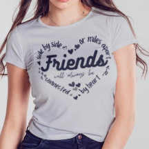 Hart van vriendschap typografie