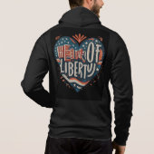 Hart van Vrijheid Hoodie (Achterkant)