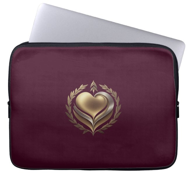 Hart van Vrijheid Laptop Sleeve (Voorkant)