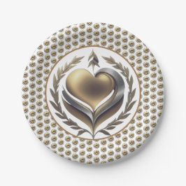 Hart van Vrijheid Papieren Bordje