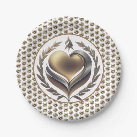 Hart van Vrijheid Papieren Bordje (Voorkant)