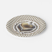 Hart van Vrijheid Papieren Bordje (Gekanteld)